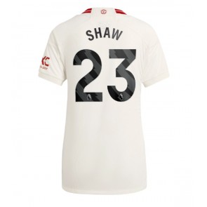 Manchester United Luke Shaw #23 Tredje trøje Dame 2023-24 Kort ærmer